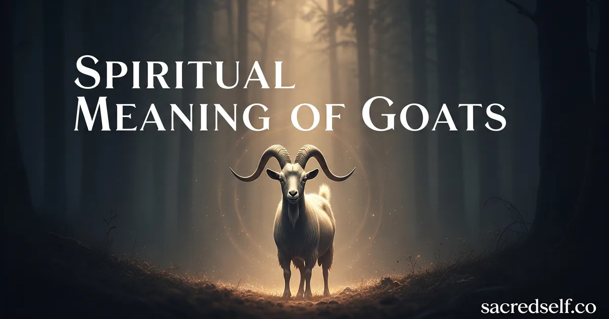 7 Spiritual Meanings of Goats: Symbolism and Signs