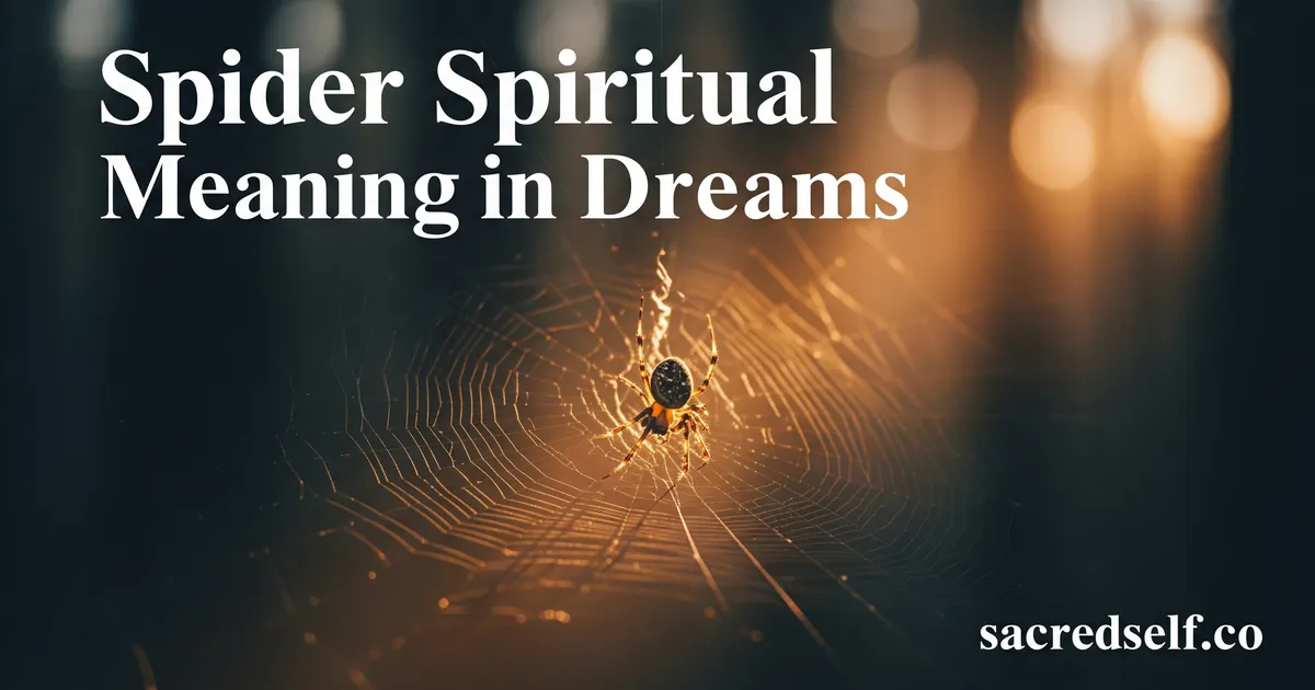 Spider Dreams: 7 Spiritual Messages and Meanings