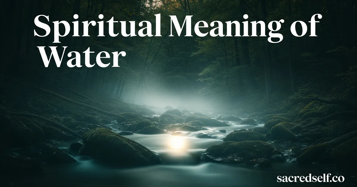 What Does Water Mean Spiritually? 5 Key Interpretations