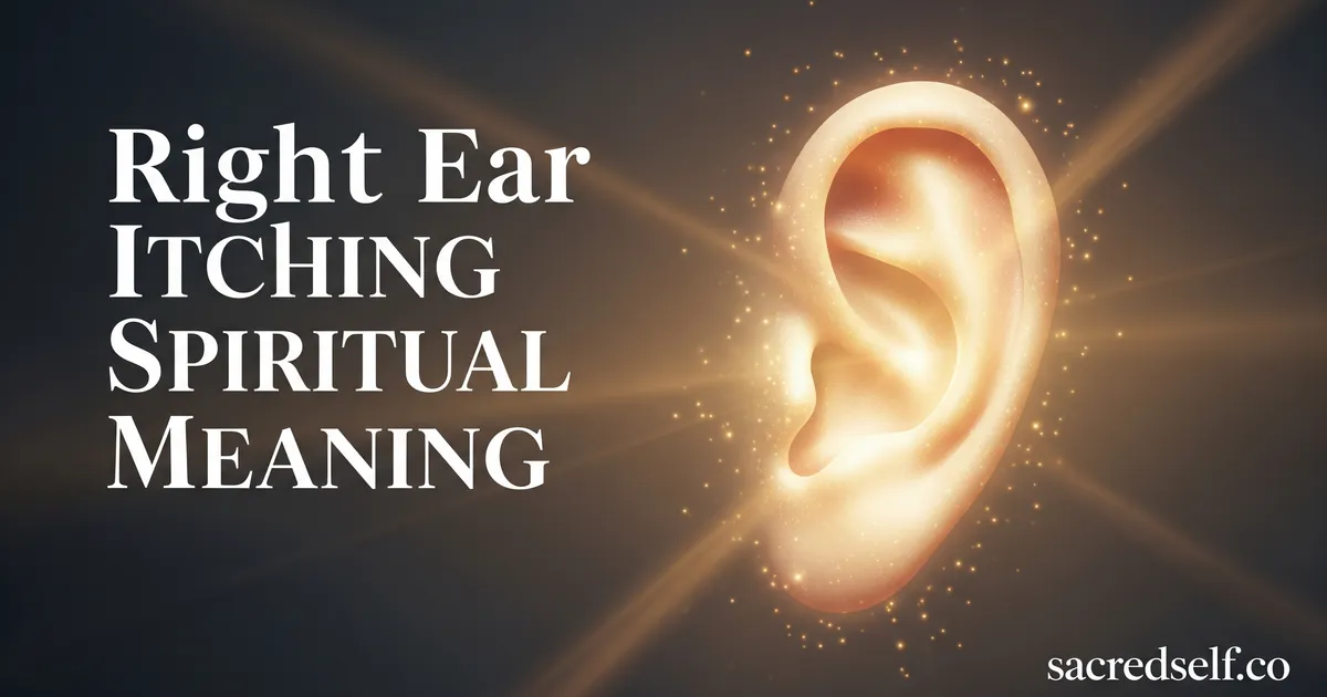 7 Spiritual Meanings of Right Ear Itching