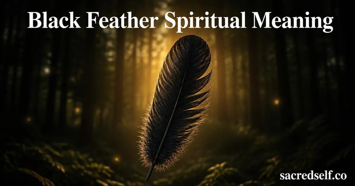 7 Spiritual Meanings of Finding a Black Feather