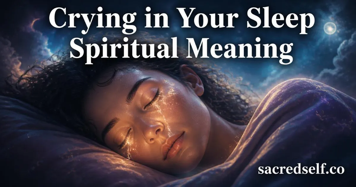 Crying in Your Sleep: 8 Spiritual Meanings Explained