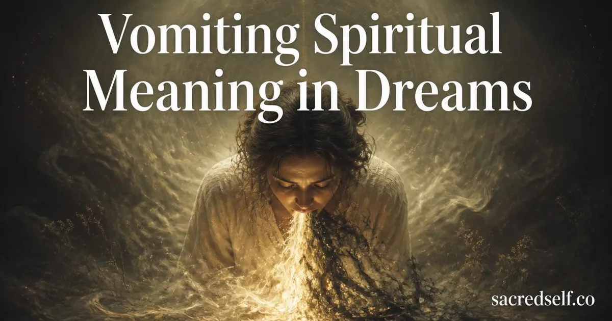 What Does Vomiting in a Dream Mean Spiritually?