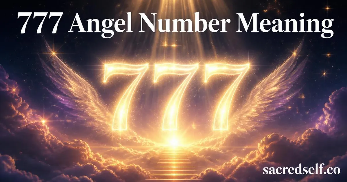 777 Angel Number: 7 Spiritual Meanings & What to Do Next