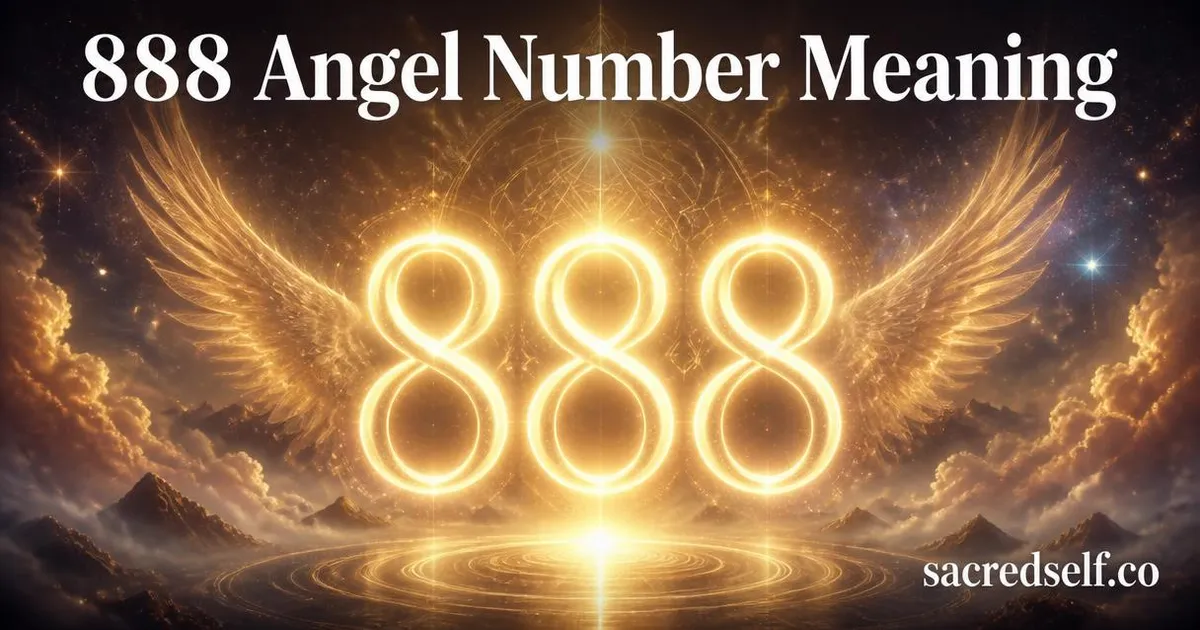 888 Angel Number Meaning: 8 Spiritual Interpretations