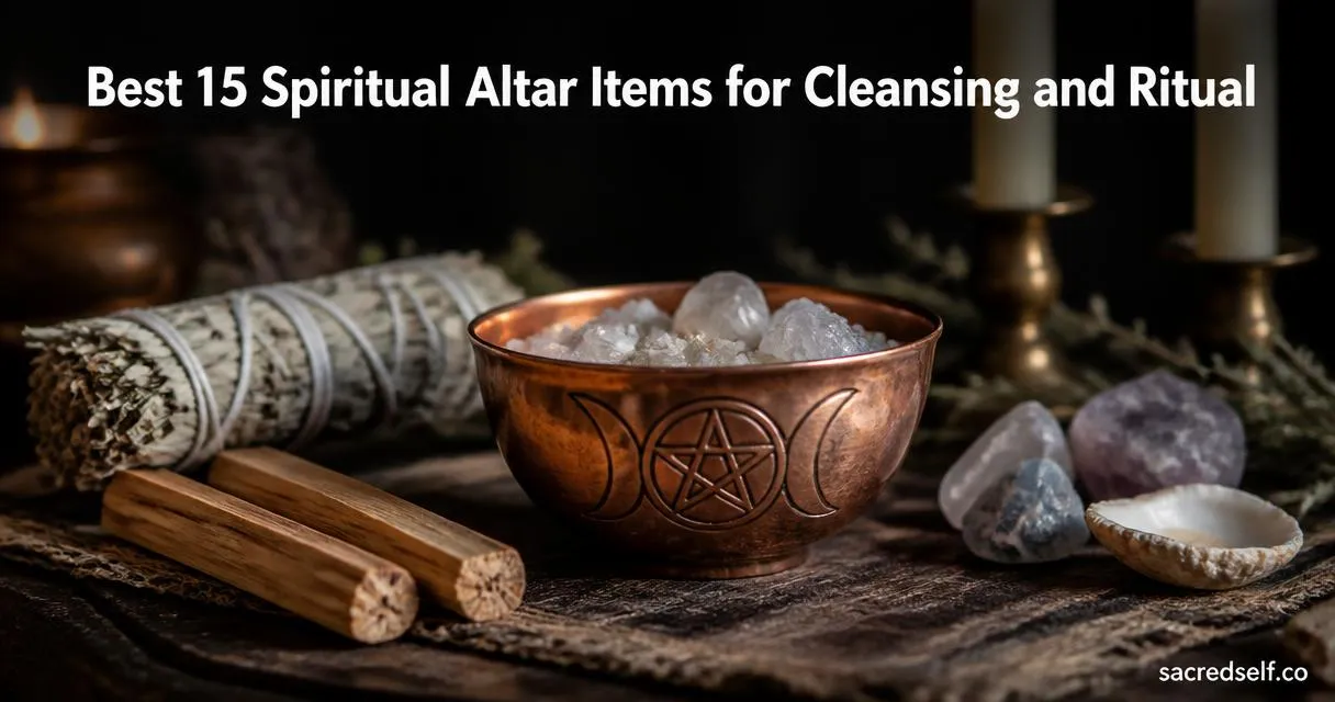 Best 15 Spiritual Altar Items for Cleansing and Ritual