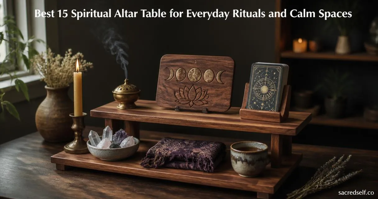 Best 15 Spiritual Altar Table for Everyday Rituals and Calm Spaces