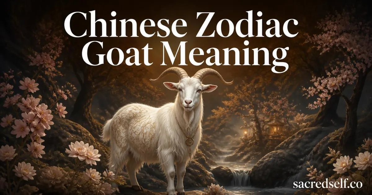 Chinese Zodiac Goat: Personality, Compatibility & Meaning