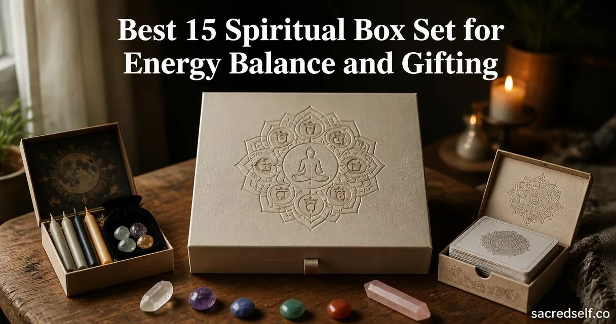 Best 15 Spiritual Box Set for Energy Balance and Gifting