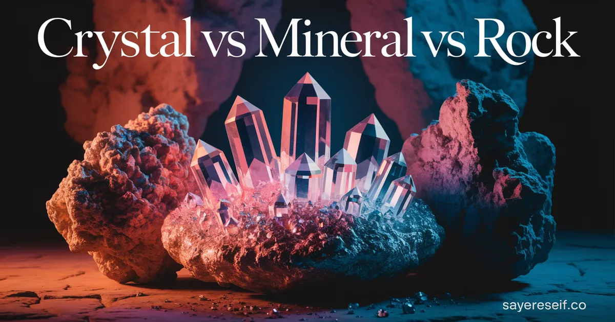 Crystal vs Mineral vs Rock: 5 Key Differences