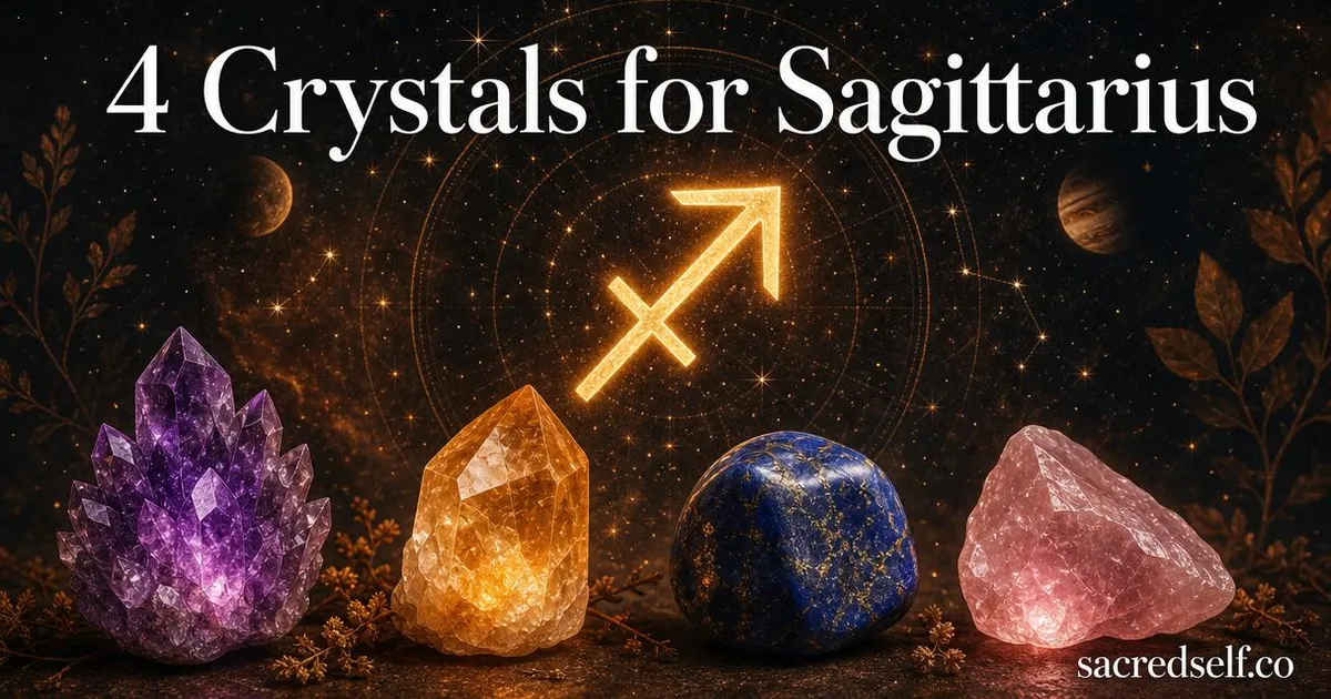 4 Crystals for Sagittarius and How to Use Them